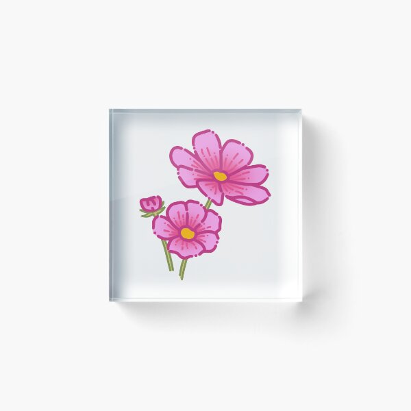 Item preview, Pink Flowers Simple Drawing designed and sold by AveryZi.
