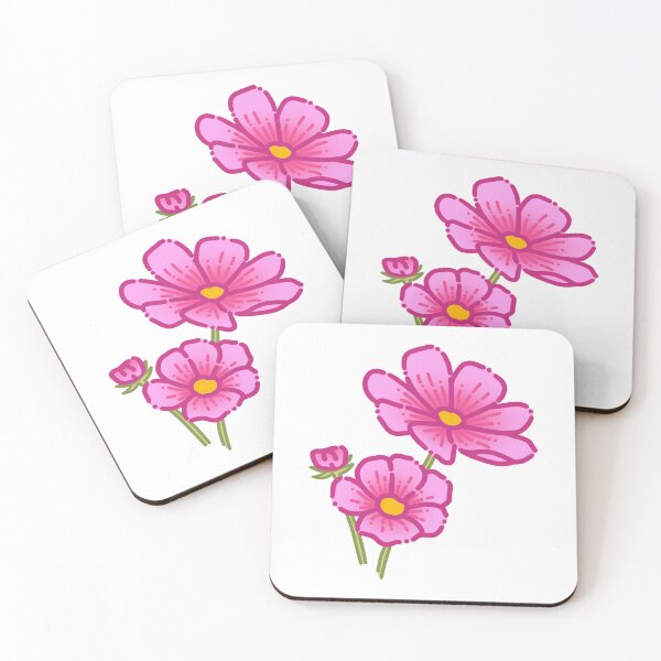 Item preview, Pink Flowers Simple Drawing designed and sold by AveryZi.