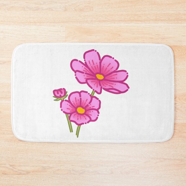Item preview, Pink Flowers Simple Drawing designed and sold by AveryZi.