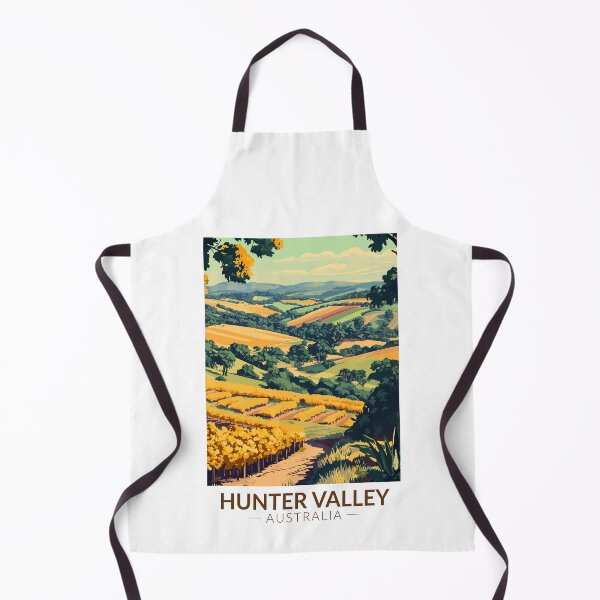 Item preview, Hunter Valley Australia Illustration Travel Art Vintage designed and sold by KrisSidDesigns.