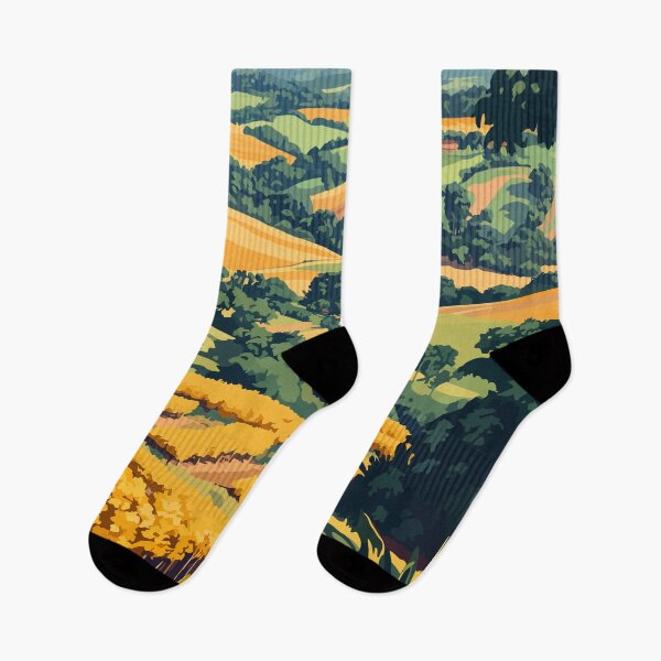 Item preview, Hunter Valley Australia Illustration Travel Art Vintage designed and sold by KrisSidDesigns.