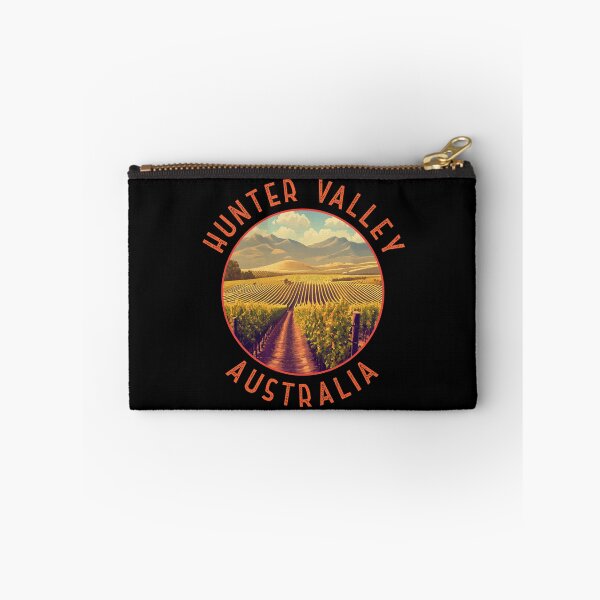 Item preview, Hunter Valley Australia Retro Distressed Circle designed and sold by KrisSidDesigns.