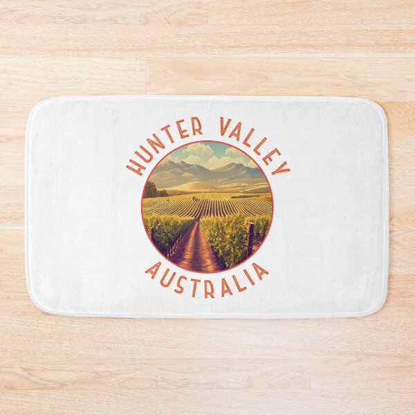 Item preview, Hunter Valley Australia Retro Distressed Circle designed and sold by KrisSidDesigns.