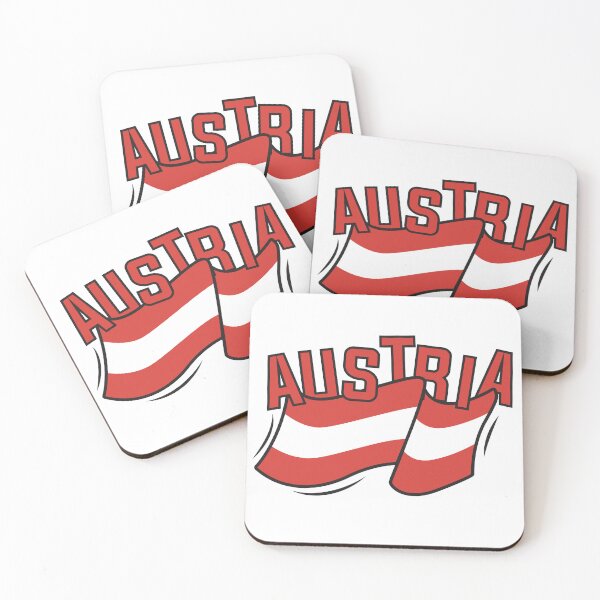 Item preview, Austria - map with flag of Austria designed and sold by Wolagno.