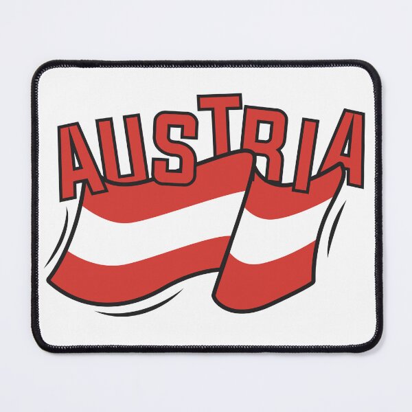 Item preview, Austria - map with flag of Austria designed and sold by Wolagno.