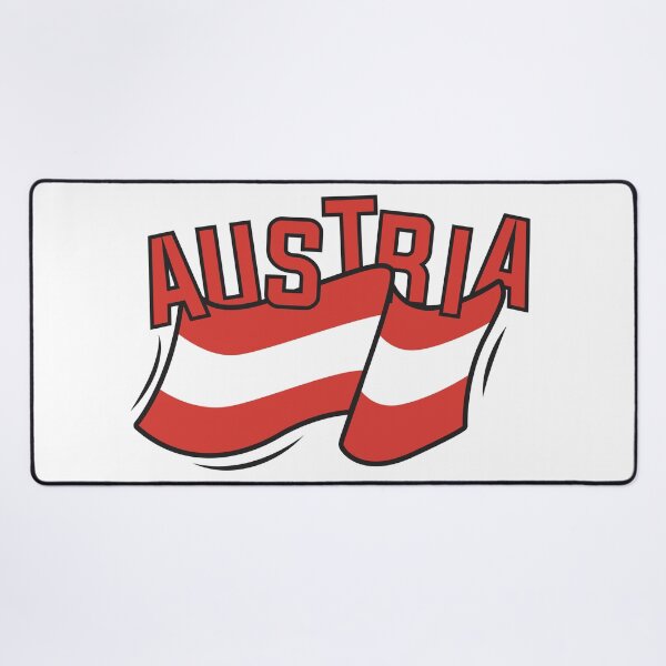 Item preview, Austria - map with flag of Austria designed and sold by Wolagno.