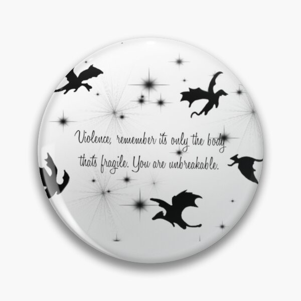 Item preview, Fourth wing quote designed and sold by RosesLibary.