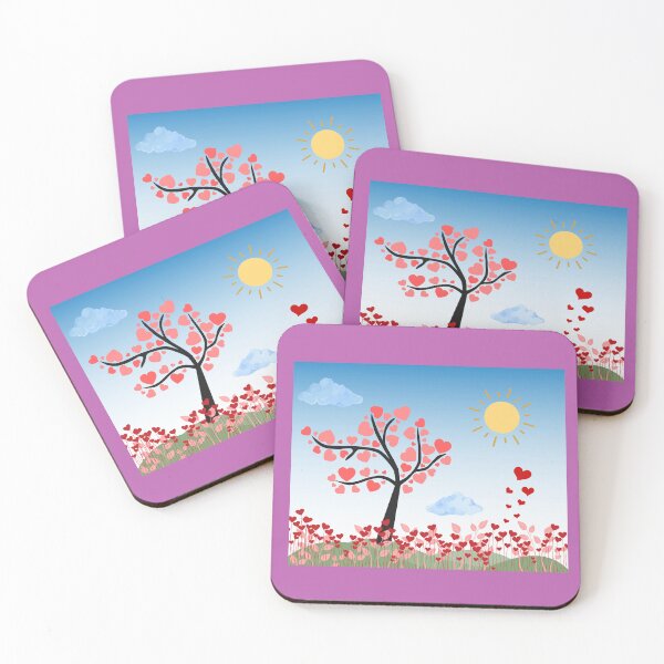 Item preview, Valentine Heart Meadow with Tree designed and sold by EJVisuals.