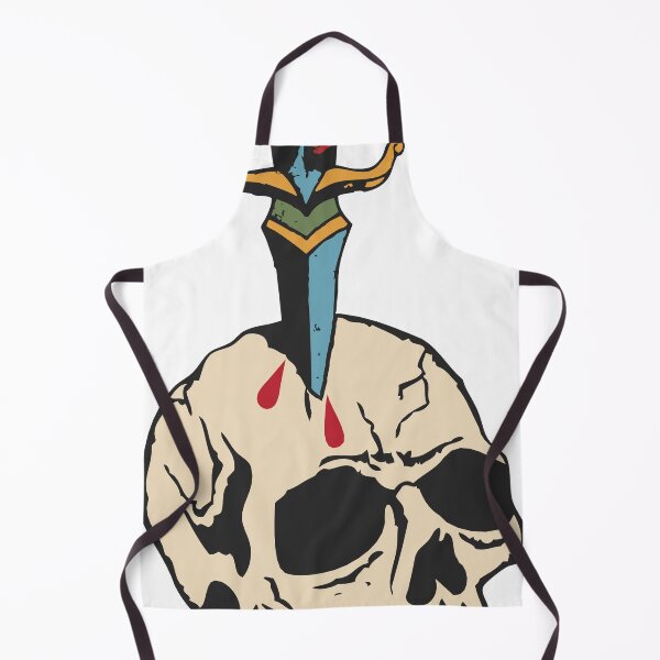 Item preview, dagger pierces skull death's head old school tattoo dagger knife 1111 P designed and sold by Achille3777.