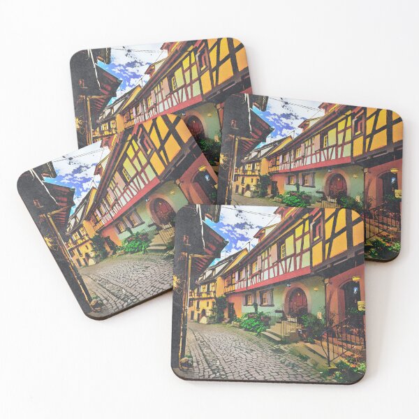 Item preview, Vintage Alsace travel poster designed and sold by ffpdsgn.