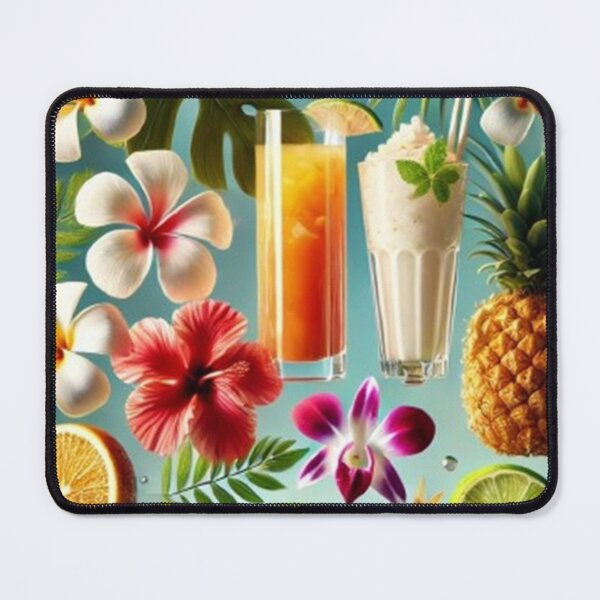 Item preview, Tropical Paradise Refresh: Drinks, Fruits, and Floral Bliss designed and sold by PawtopiaDesigns.