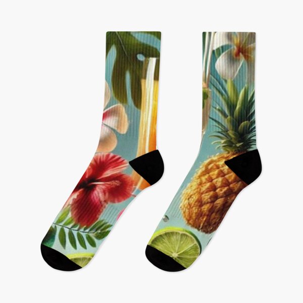 Item preview, Tropical Paradise Refresh: Drinks, Fruits, and Floral Bliss designed and sold by PawtopiaDesigns.