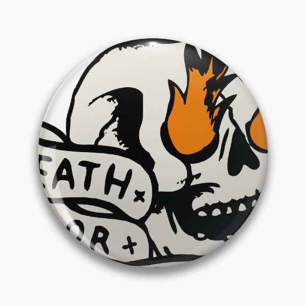 Item preview, skull tattoo death or glory 312 K designed and sold by Achille3777.
