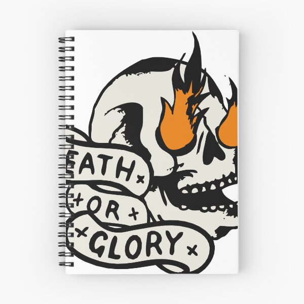 Item preview, skull tattoo death or glory 312 K designed and sold by Achille3777.