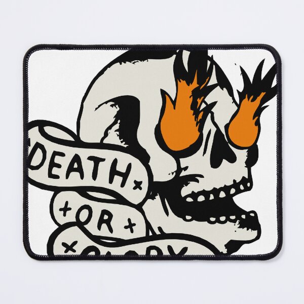Item preview, skull tattoo death or glory 312 K designed and sold by Achille3777.