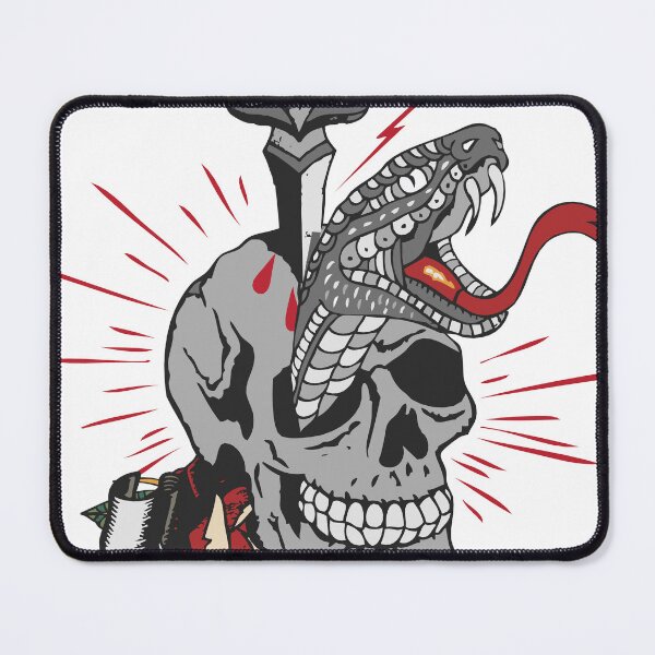 Item preview, death recalls man skull snake dagger skull quote banner 1011 P designed and sold by Achille3777.