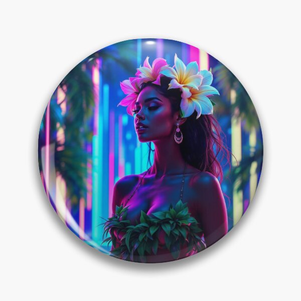 Item preview, Mujer polinesia designed and sold by RetroThreadedTs.