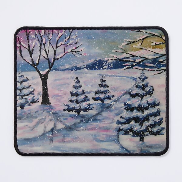 Item preview, Cute snowy winter landscape designed and sold by mariya-ivanova.