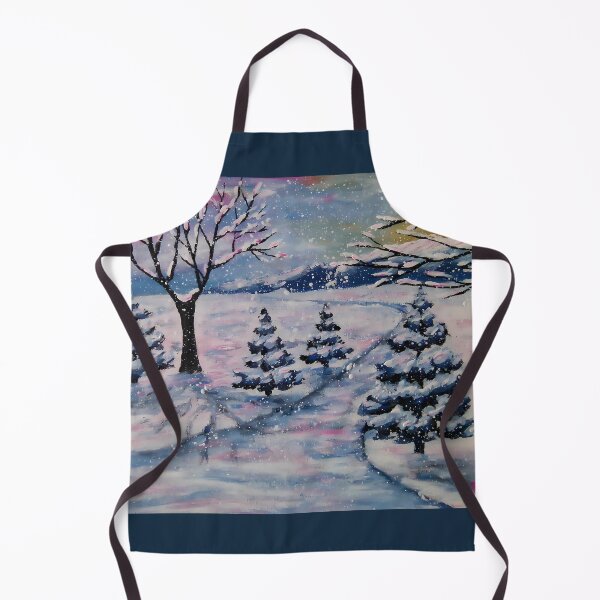 Item preview, Cute snowy winter landscape designed and sold by mariya-ivanova.
