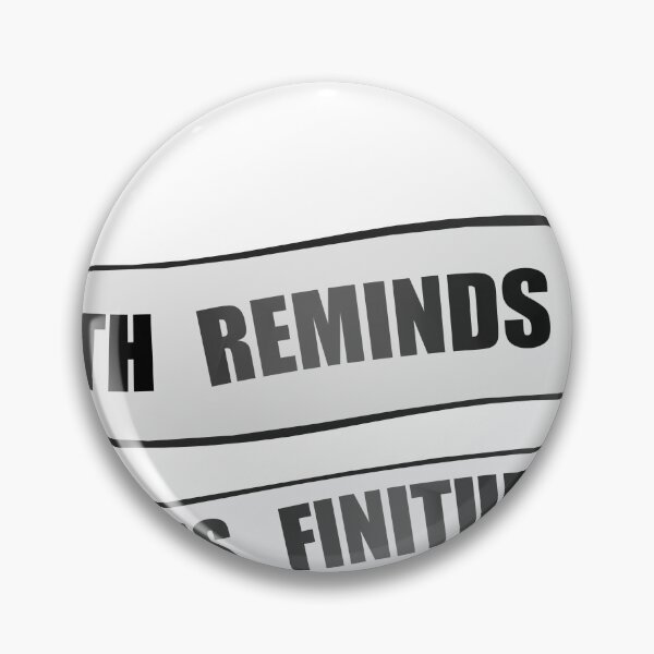 Item preview, death reminds man of his finitude banner quote 1111 P designed and sold by Achille3777.