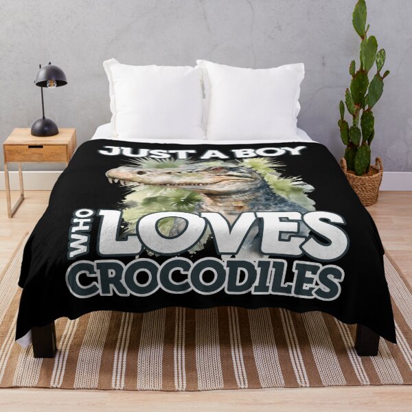 Item preview, Just A Boy Who Loves Alligator Crocodiles Cute Florida designed and sold by smartrocket.