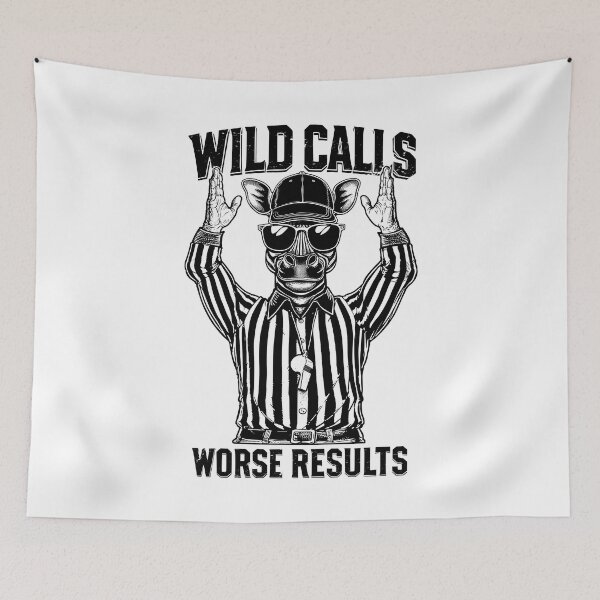 Item preview, Funny Referee Zebra American Football Ref Wild Calls Sport designed and sold by GrandeDuc.