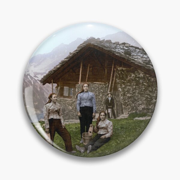 Item preview, Swiss women from Champéry designed and sold by 19th Century in Color.