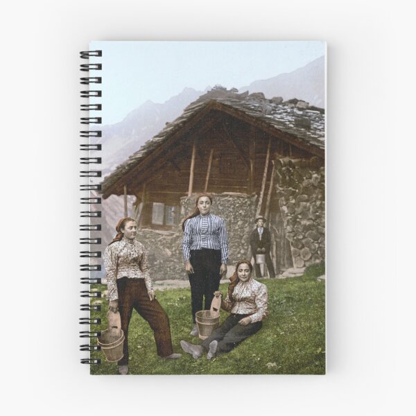 Item preview, Swiss women from Champéry designed and sold by 19th Century in Color.