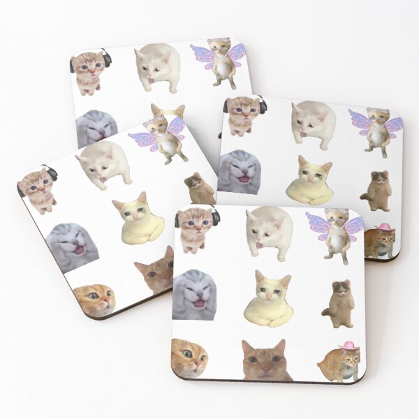 Item preview, Funny Cat Memes Sticker Bundle Gift Idea designed and sold by teaisfantastic.