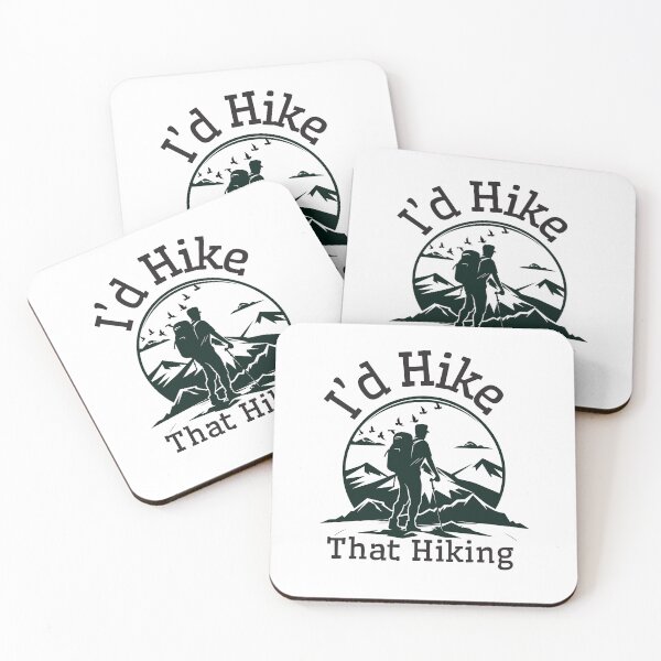 Item preview, I'D Hike That Hiking. Funny Tshirt for outdoor lovers designed and sold by Printek.