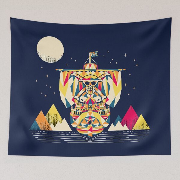 Item preview, Merry Sailing Ship Pirate Hats - Pirate Logo - Skull and Crossed Bones designed and sold by therocketman.