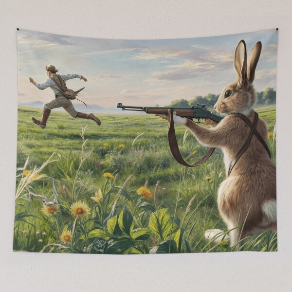 Item preview, MASTERFUL RABBIT HUNTING designed and sold by origingallery.