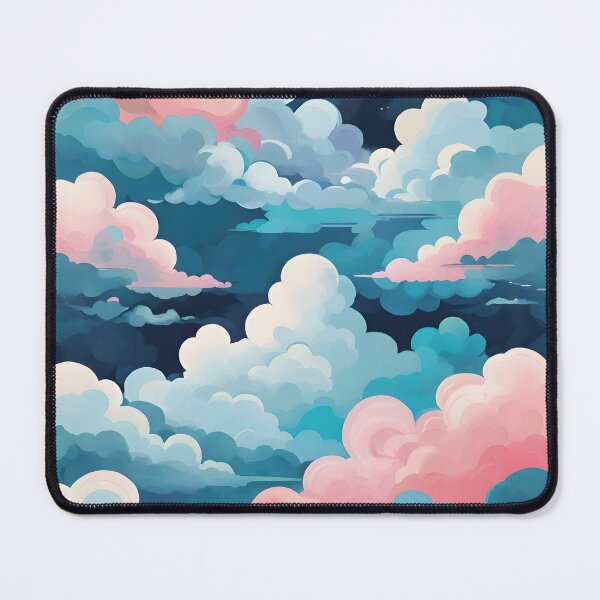 Item preview, Pink and Blue Dreamy Pastel Clouds designed and sold by AbstractIdeas.