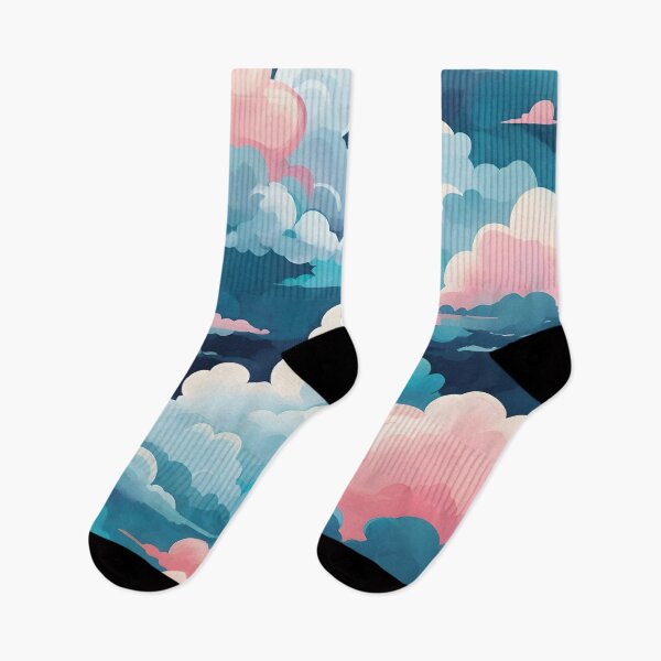 Item preview, Pink and Blue Dreamy Pastel Clouds designed and sold by AbstractIdeas.