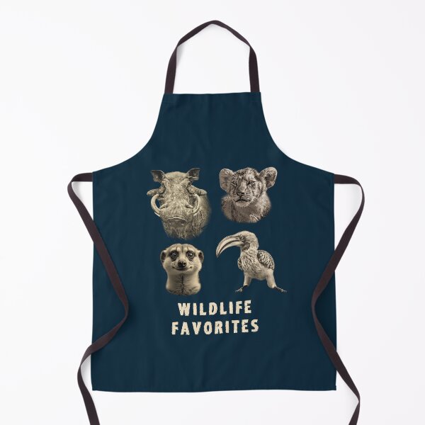 Item preview, Warthog, Lion, Meerkat, Hornbill Africa Wildlife Favorites Vintage Sepia designed and sold by Scotch Macaskill.