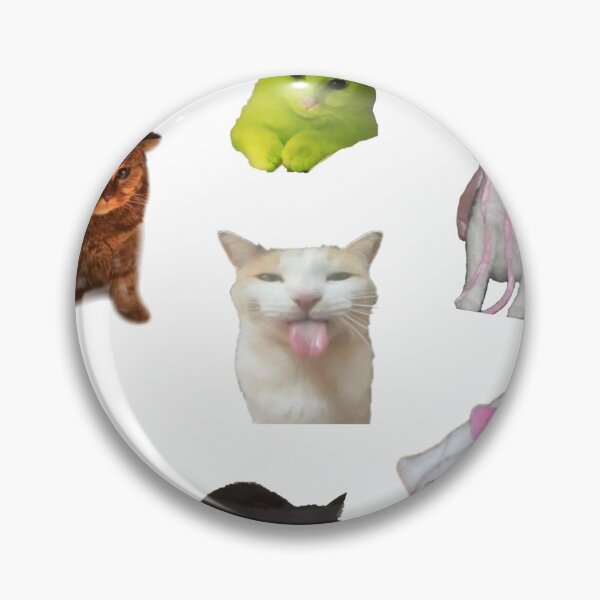 Item preview, Funny Cat Memes Sticker Bundle of 7 designed and sold by teaisfantastic.