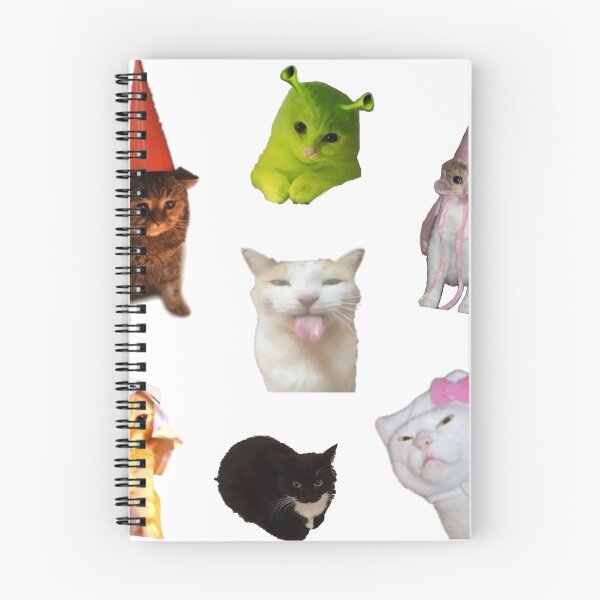Item preview, Funny Cat Memes Sticker Bundle of 7 designed and sold by teaisfantastic.