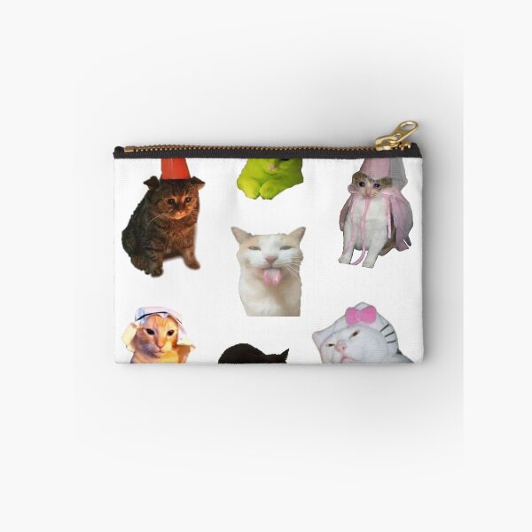 Item preview, Funny Cat Memes Sticker Bundle of 7 designed and sold by teaisfantastic.