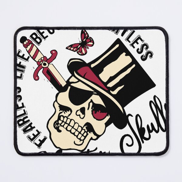 Item preview, tattoo dagger skull hat fearless life 312 Z designed and sold by Achille3777.