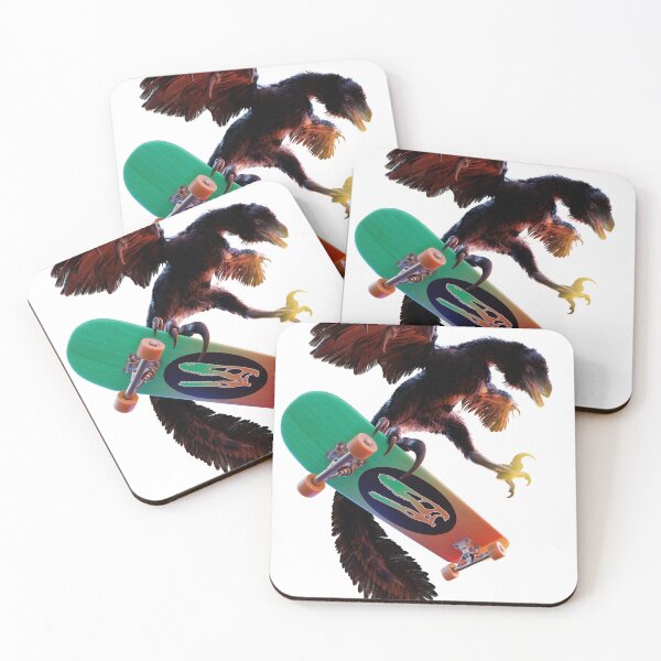 Item preview, Deinonychus Skatin' designed and sold by CoolioArtRedbubble.