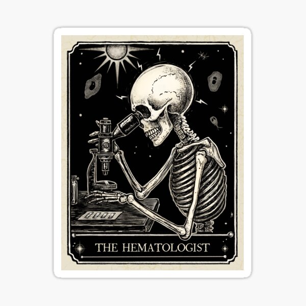 Item preview, Hematologist haematologist hematology haematology tarot - blood disorder scientist designed and sold by HaggisVitae.