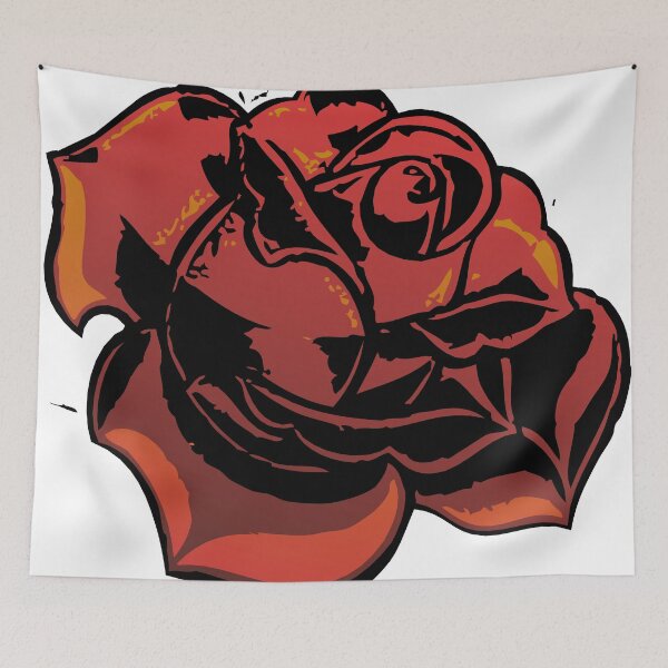 Item preview, Rose flower tattoo designed and sold by Achille3777.