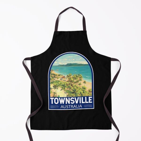 Artikelvorschau, Townsville Australien Reisekunst-Emblem entworfen und verkauft von KrisSidDesigns.