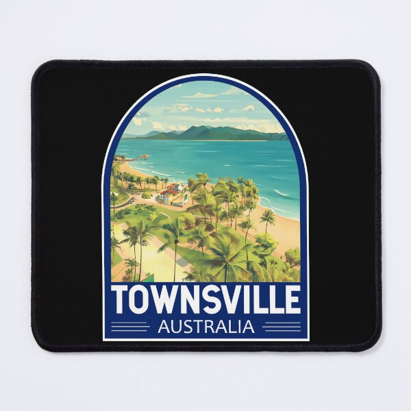 Item preview, Townsville Australia Travel Art Emblem designed and sold by KrisSidDesigns.