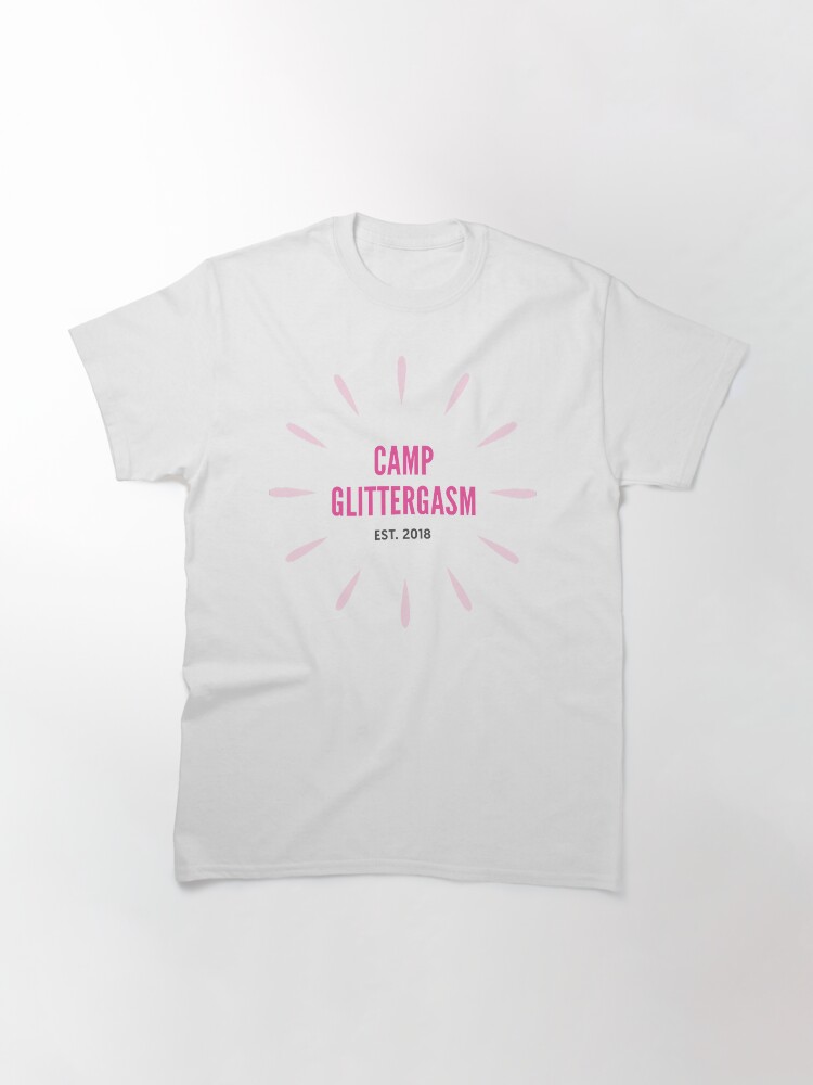 Thumbnail 3 of 7, Classic T-Shirt, Camp Glittergasm Starburst designed and sold by Glittergasm.