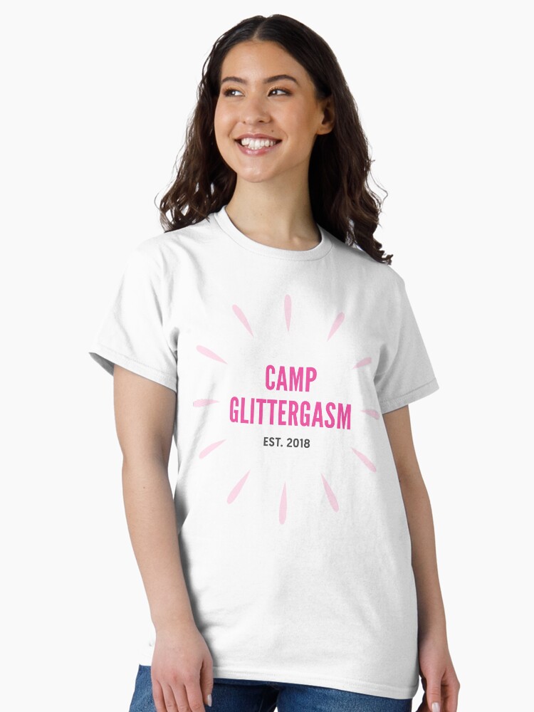 Thumbnail 1 of 7, Classic T-Shirt, Camp Glittergasm Starburst designed and sold by Glittergasm.