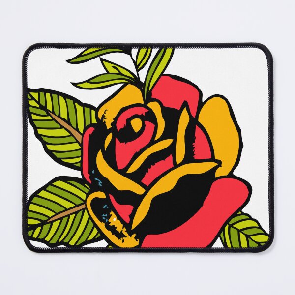 Item preview, rose flower leaf tattoo style 2909 S designed and sold by Achille3777.