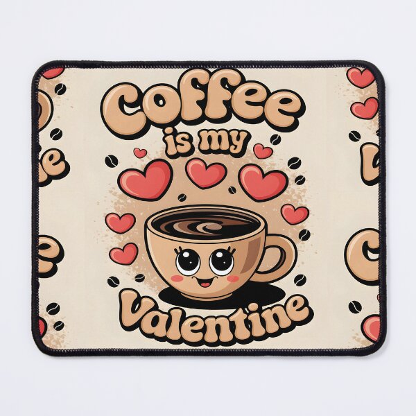 Item preview, Coffee is my Valentine Funny Valentine designed and sold by al21ex.