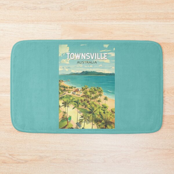 Item preview, Townsville Australia Travel Art Vintage designed and sold by KrisSidDesigns.