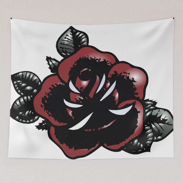 Item preview, rose flower leaf tattoo 2710 B designed and sold by Achille3777.